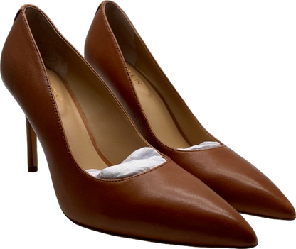 Ralph Lauren Polo Tan Lindella II Pointed Toe High Heel Shoes EU 37 (UK 4.5)