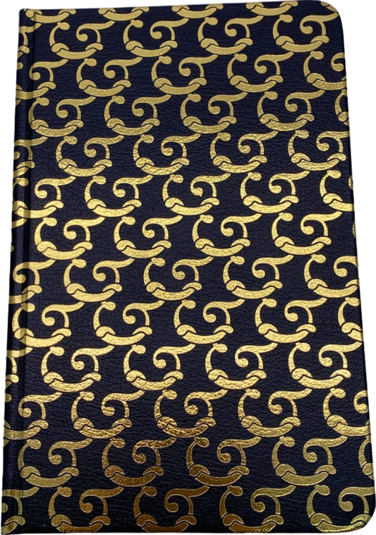 Cole & Son Black and Gold Patterned Notebook