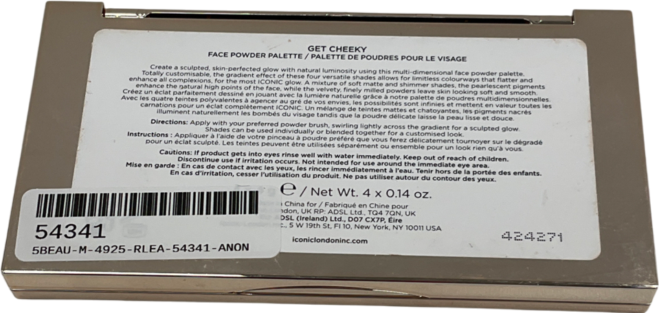 ICONIC LONDON Get Cheeky Face Powder Palette Get Cheeky 4x0.14oz