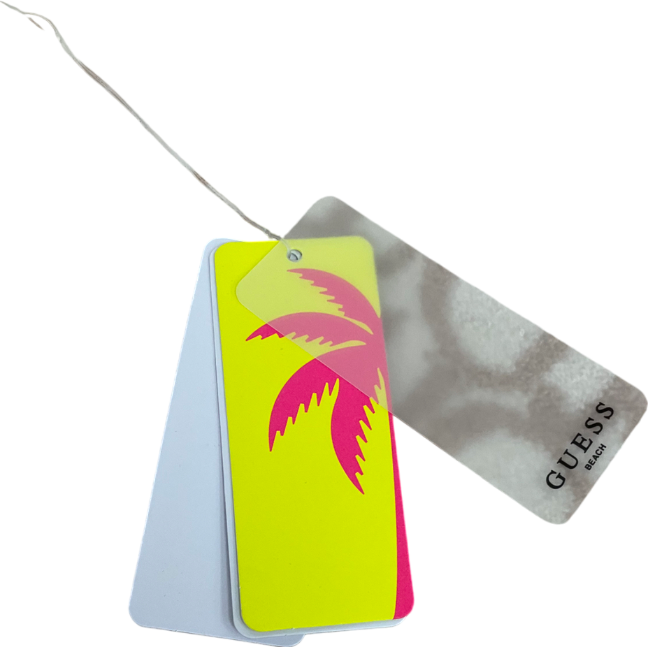 Guess Beige Monogram Beach Towel One Size