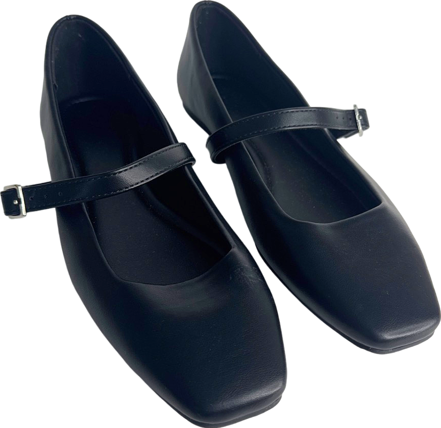 ASOS Black Mary Jane Flats UK 7
