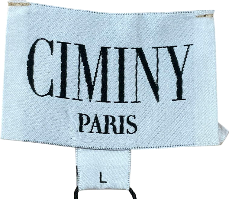 Ciminy Paris Beige Star Printed Jacket UK L