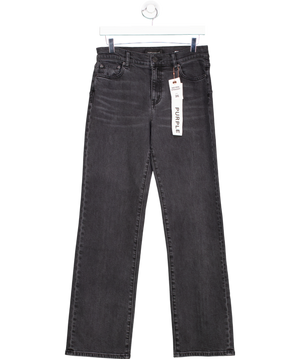 purple Black Slim Straight Back Cut Out UK S