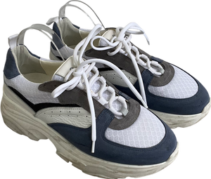fin White Coastal Blue Trainers UK 9 EU 42