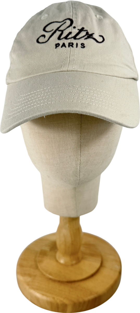 FRAME Cream Natural X Ritz Paris Logo Baseball Cap One Size
