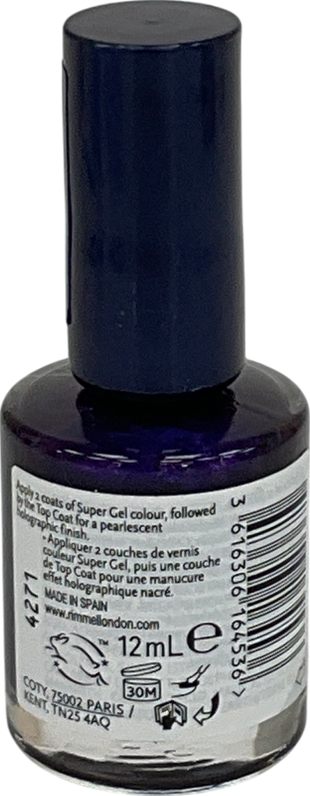 Rimmel Maya Jama Astrology Collection Super Gel Nail Polish Amethyst Energy 640 12ml