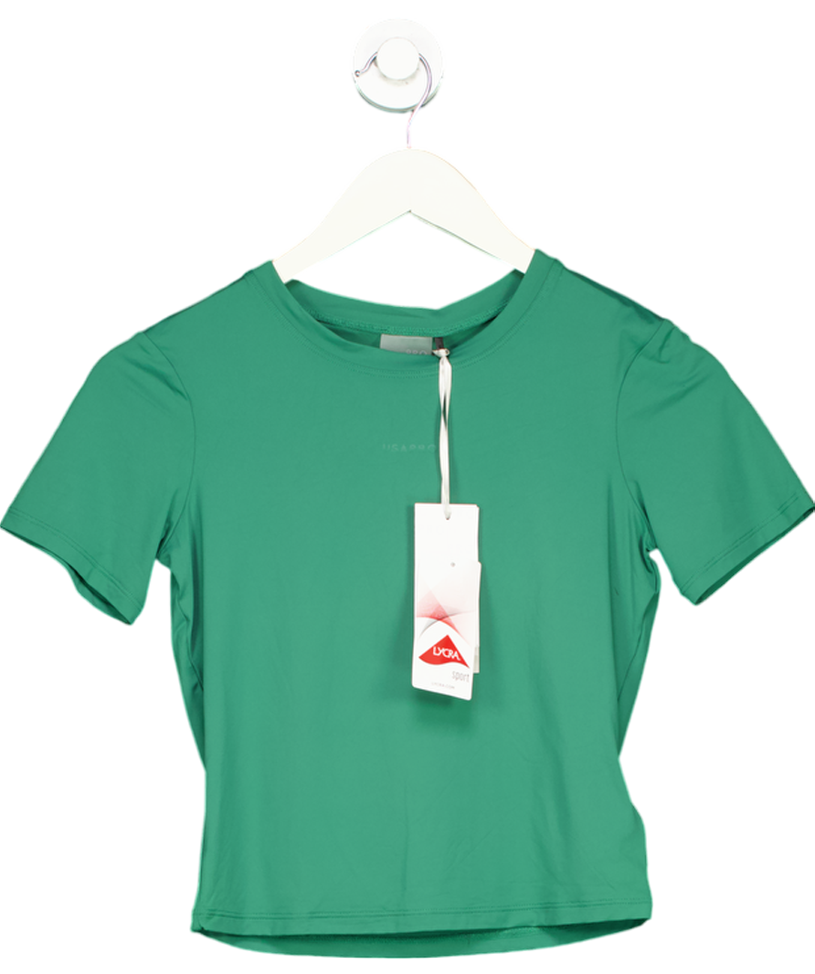 USA Pro Green Usa Pro Fitted Tee UK 8