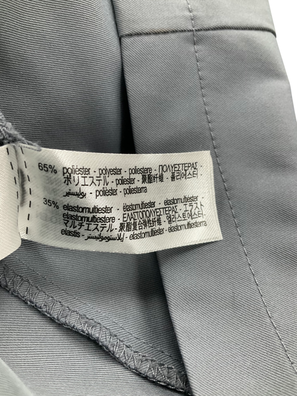 ZARA Grey Zip Front Mini Dress UK S