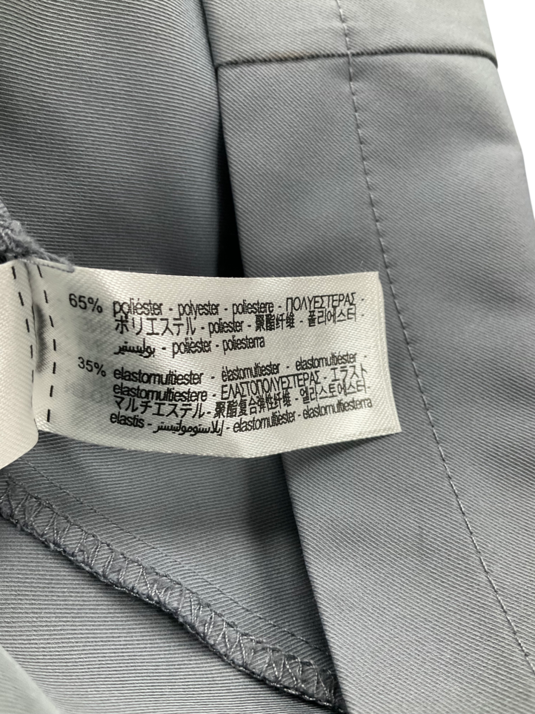 ZARA Grey Zip Front Mini Dress UK S