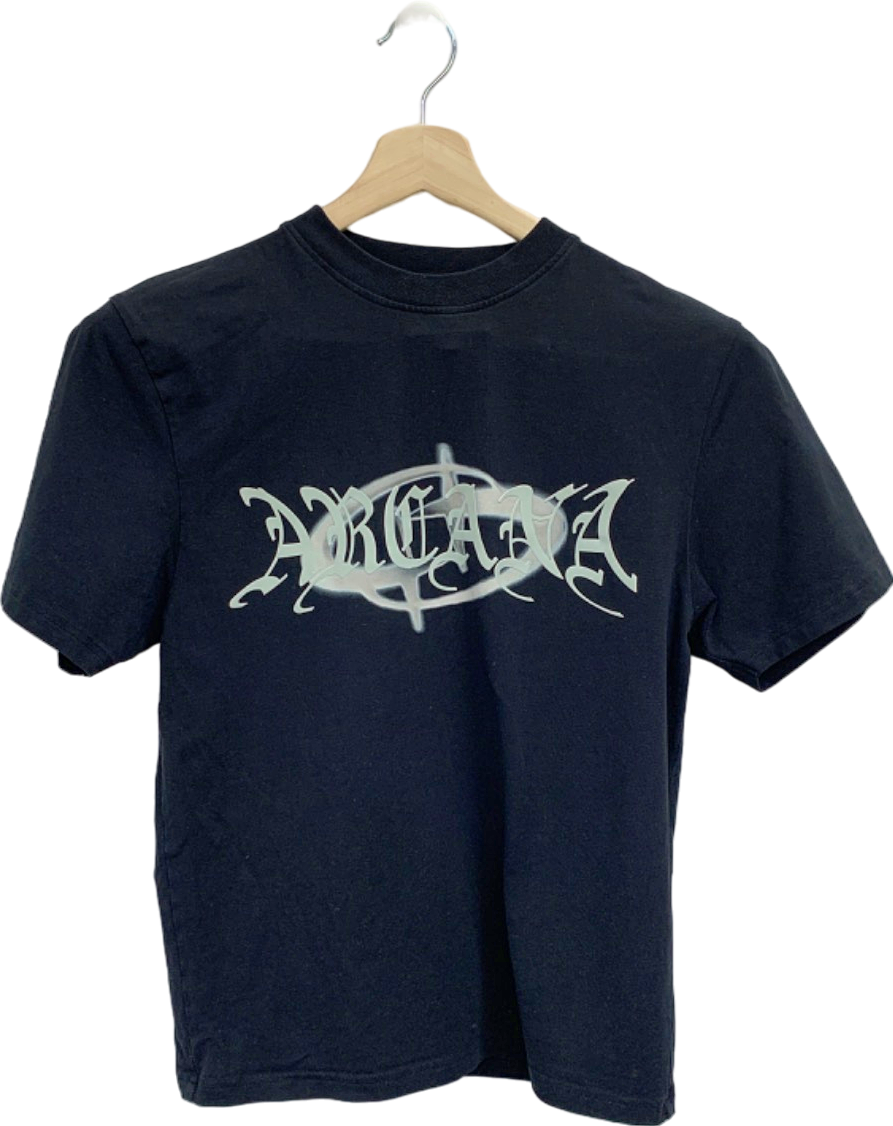 Arcana Black Logo T-Shirt UK M