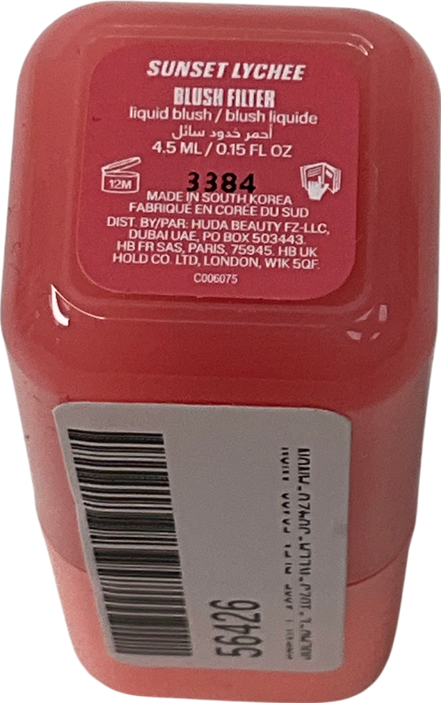 Huda Beauty Blush Filter Liquid Blush Sunset Lychee 4.5ml