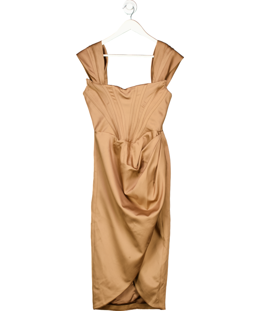 House of CB Beige Corset Style Dress UK 10