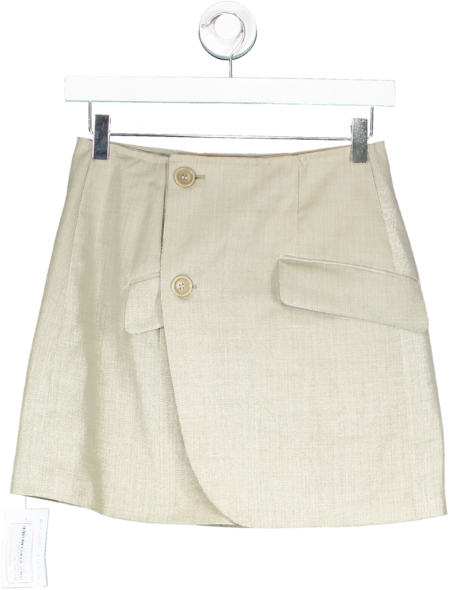 Green Kenzo Wrap Around Skirt UK 6