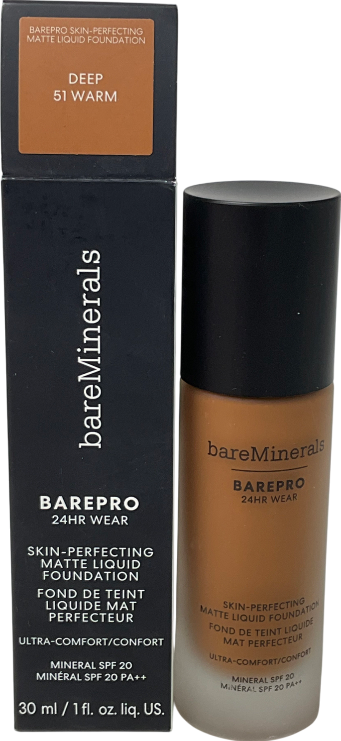 bareMinerals Barepro 24hr Matte Comfort Liquid Foundation 51 30ml
