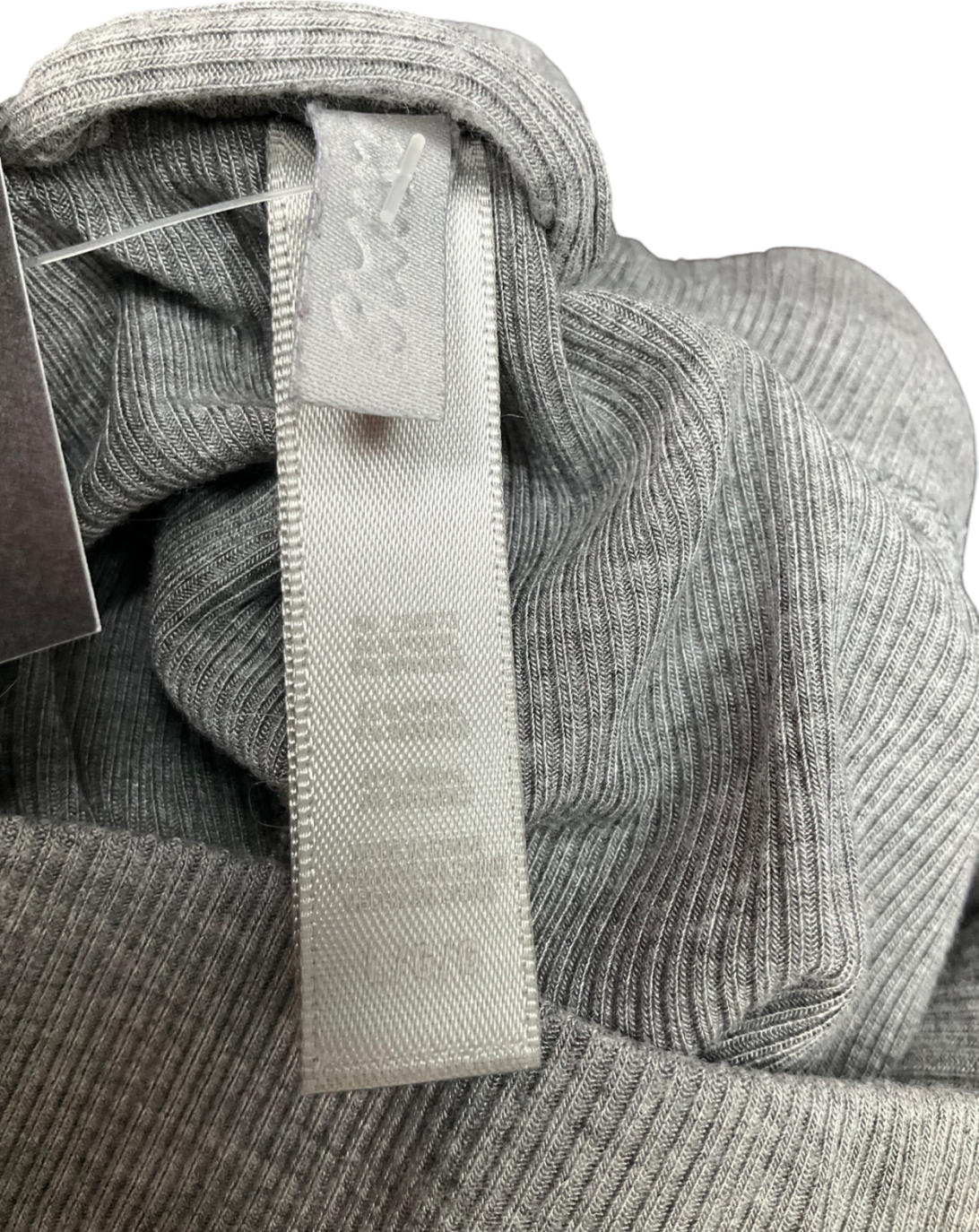 SKIMS Grey Ribbed Pant UK L