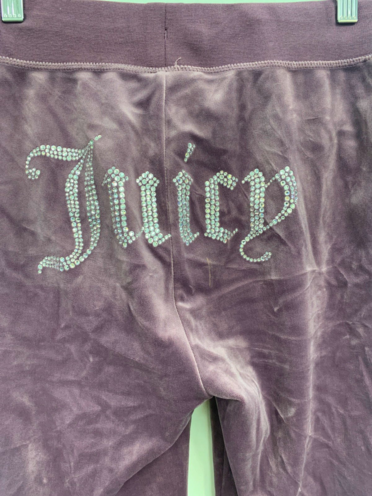 Juicy Couture Purple Velour Tracksuit Trousers UK XS