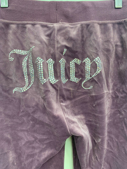 Juicy Couture Purple Velour Tracksuit Trousers UK XS