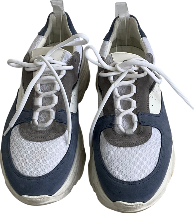 fin White Coastal Blue Trainers UK 9 EU 42 👠