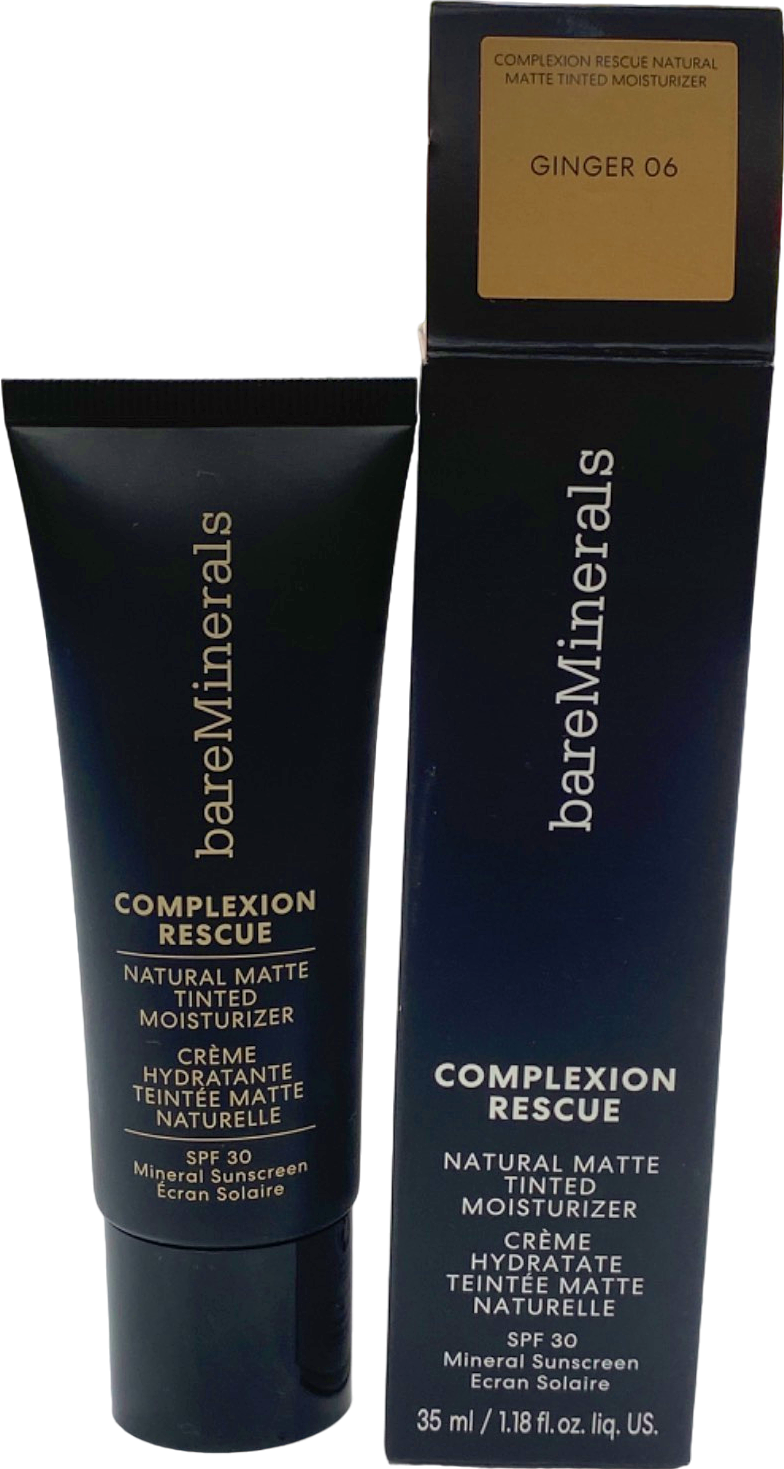 bareMinerals Complexion Rescue Natural Matte Tinted Moisturiser Ginger 06 35ml