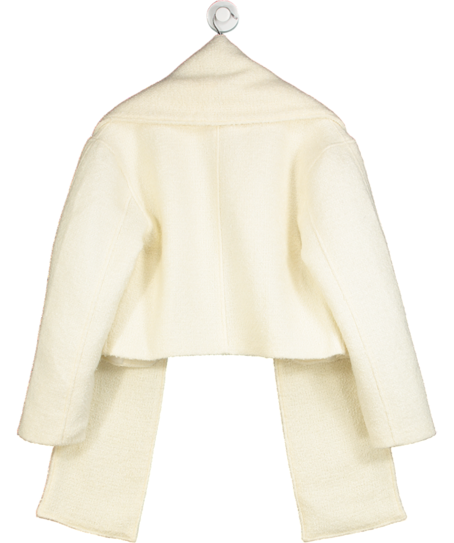 Meshki Cream Bree Scarf And Jacket - Ivory UK S
