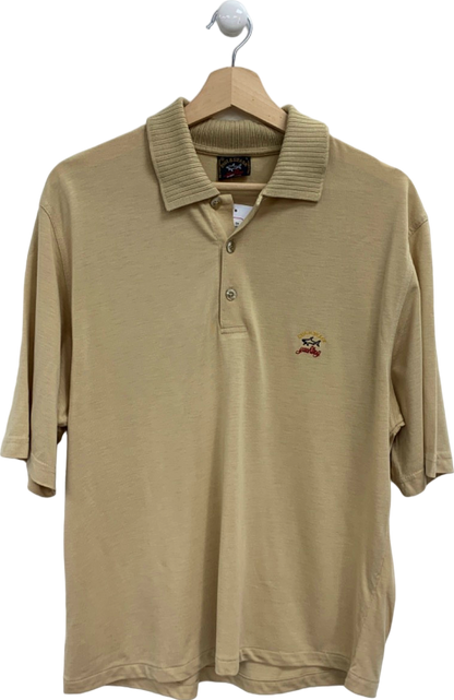 Paul & Shark Beige Polo Shirt UK L