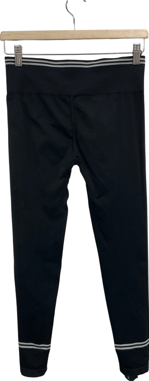 gymshark Black Contrast Seamless Leggings UK L