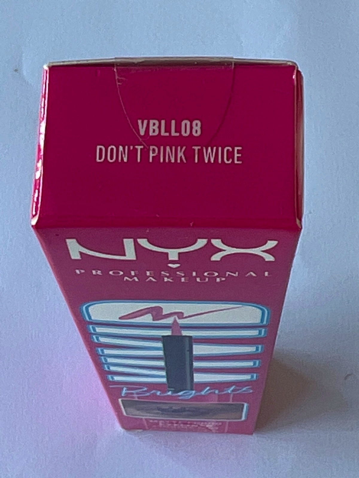 NYX Professional Makeup Vivid Brights Matte Liquid Eyeliner Don't Pink Twice 2ml