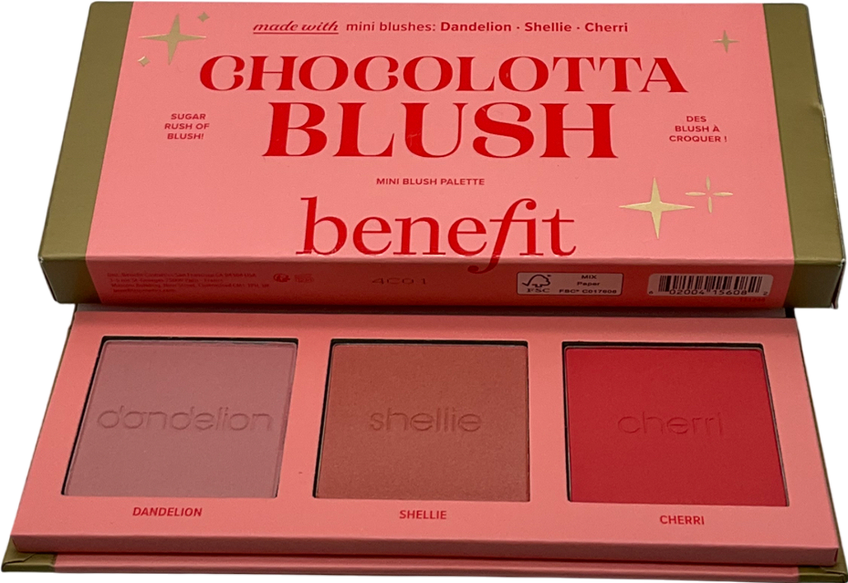 Benefit Chocolotta Blush Palette - Dandelion Shellie And Cherry Blushers One size