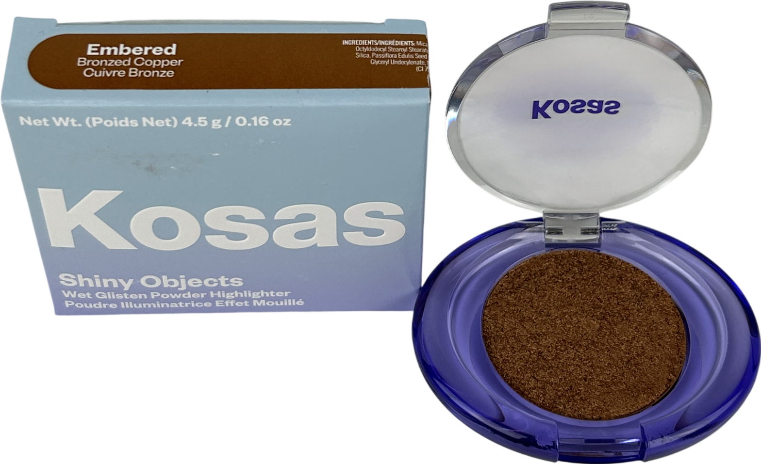 Kosas Shiny Objects Wet Glisten Powder Highlighter Embered 4.5g