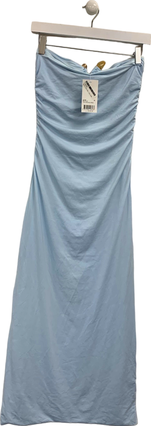 Kookai Baby Blue Draped Dress UK 10