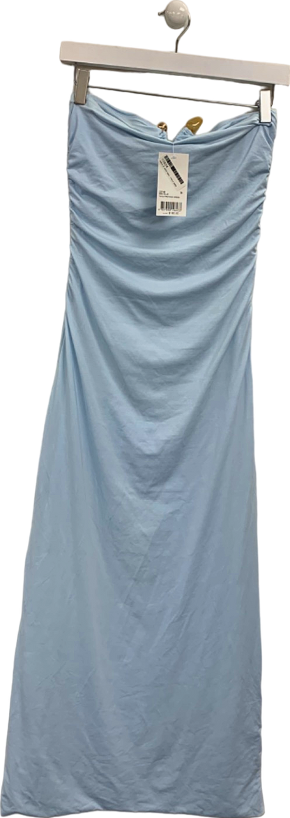 Kookai Baby Blue Draped Dress UK 10