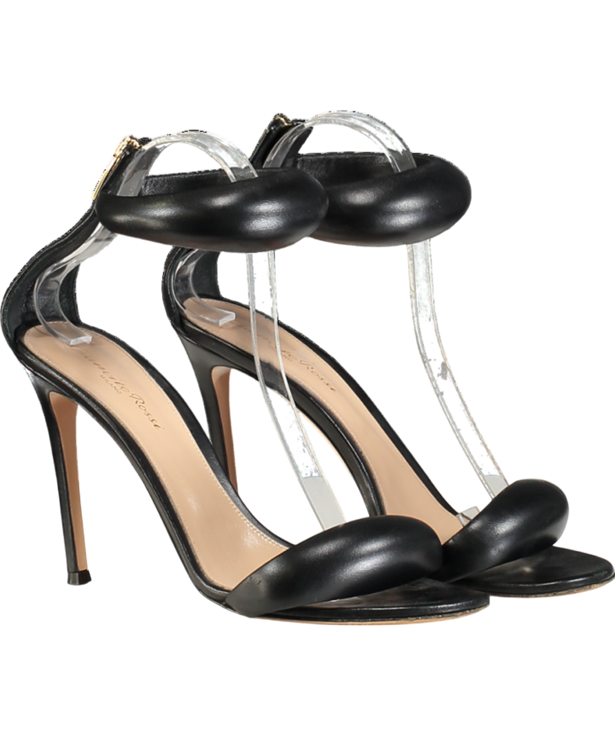Gianvito Rossi Black Bijoux Sandals UK 6.5 EU 39.5 👠