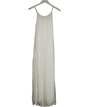 White Maxi Dress UK S