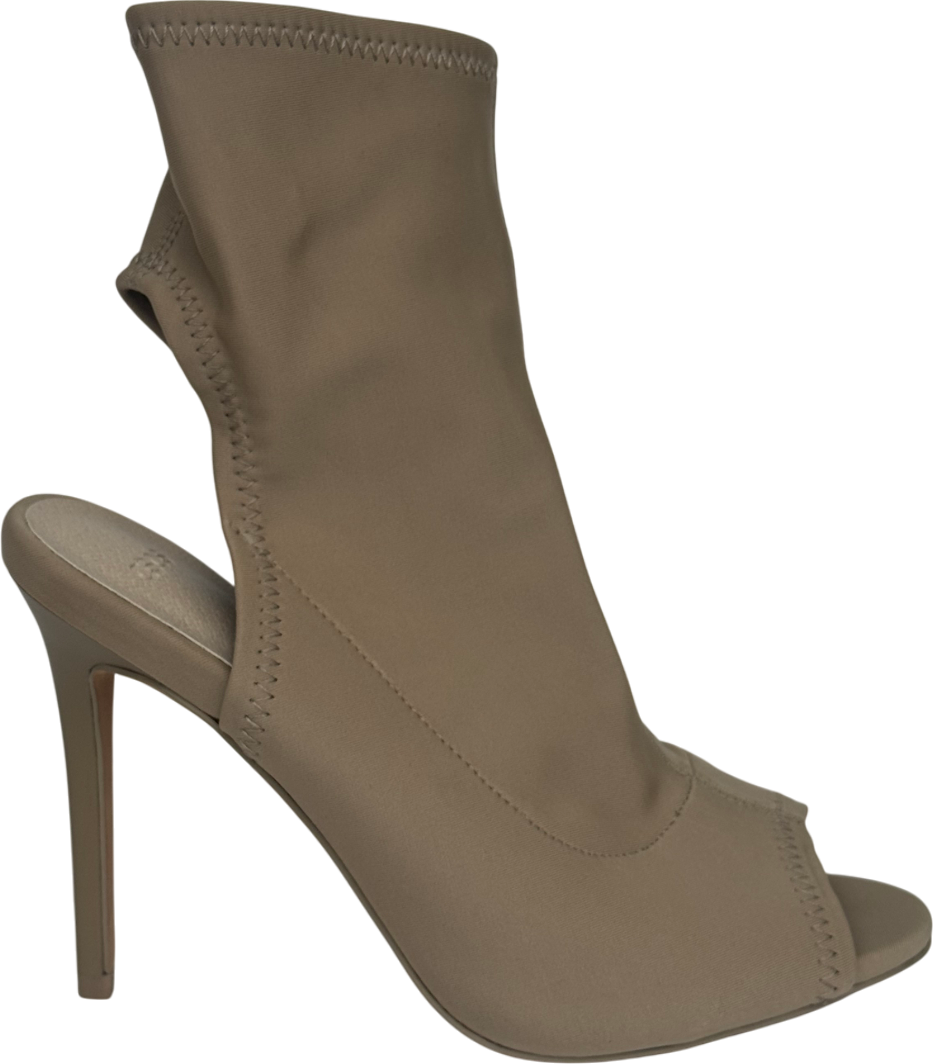 ASOS Beige Truffle Collection Open Toe Heels UK 4 EU 37