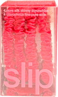 Slip Back To School Red Skinny Scrunchies