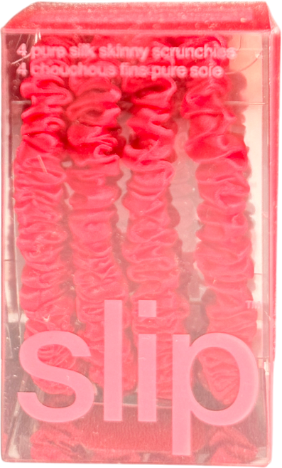 Slip Back To School Red Skinny Scrunchies