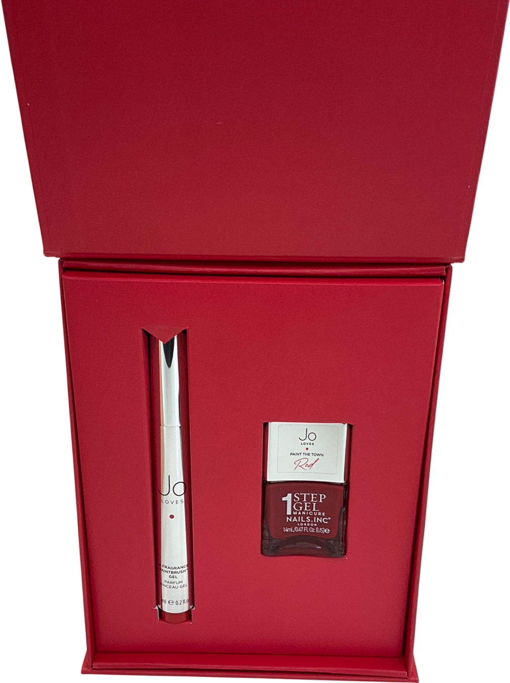 JO loves Paint The Town Red Fragranc Paintbrush & Nail Varnish Gift Set