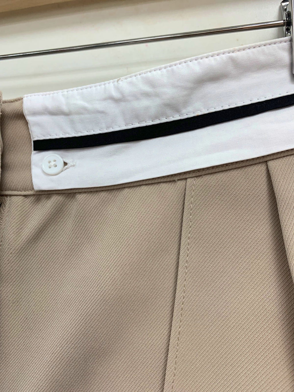 Couture Beige Mini Skirt UK 6