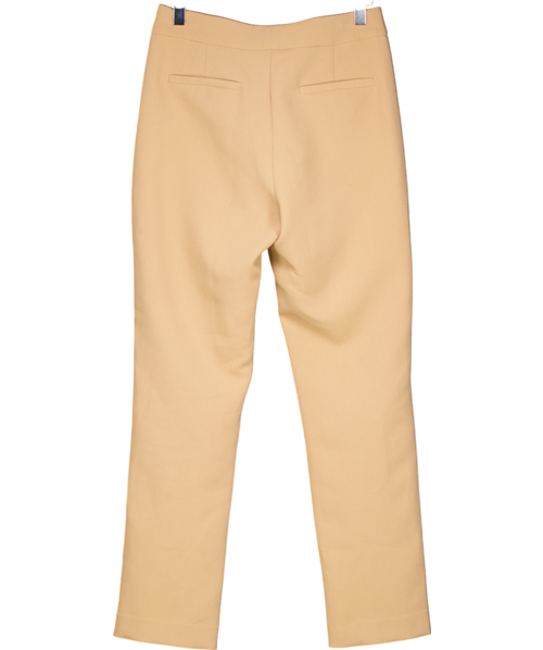 Aavelle Beige Tapered Trousers UK XS