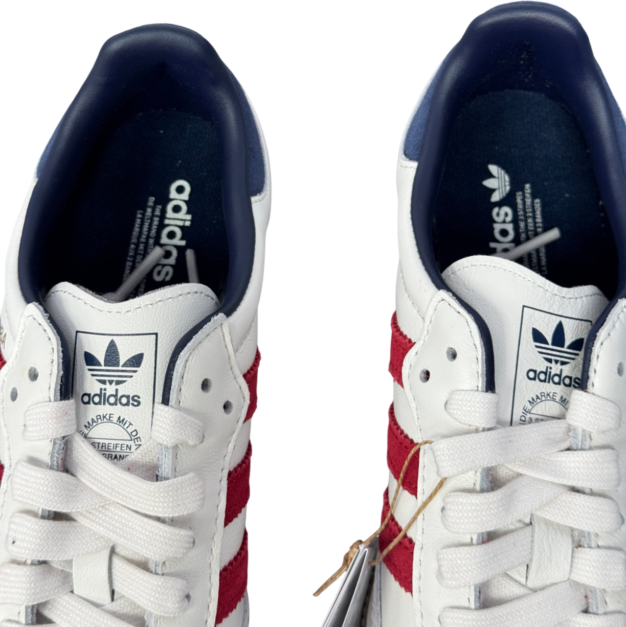 adidas White Adidas Samba Og Core White, Team Victory Red & Night Indigo Trainers UK 4.5 EU 37.5 👠