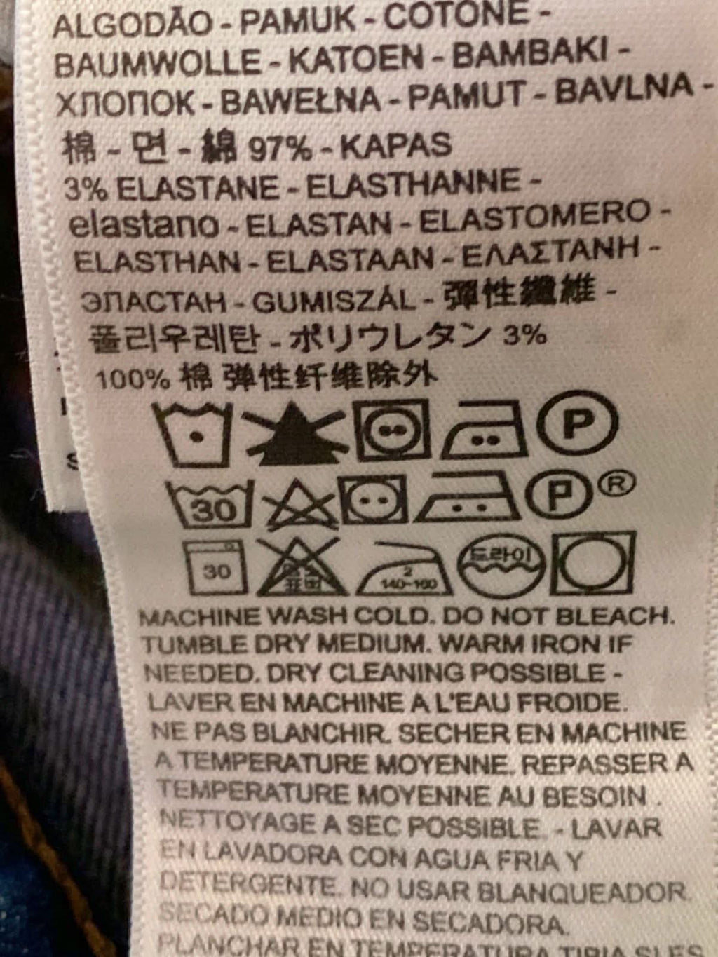 Levi's Blue 724 High-Rise Straight Jeans W28 L32