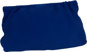 sorbet island Royal Blue Crinkle Clutch Bag One Size