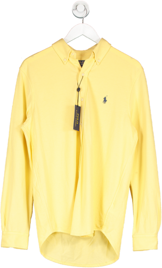 Polo Ralph Lauren Yellow Featherweight Jersey Shirt BNWT UK S