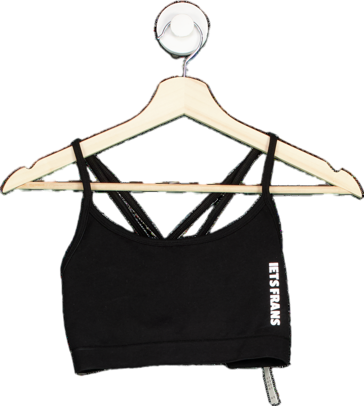 Iets Frans Black Sport Bralette M