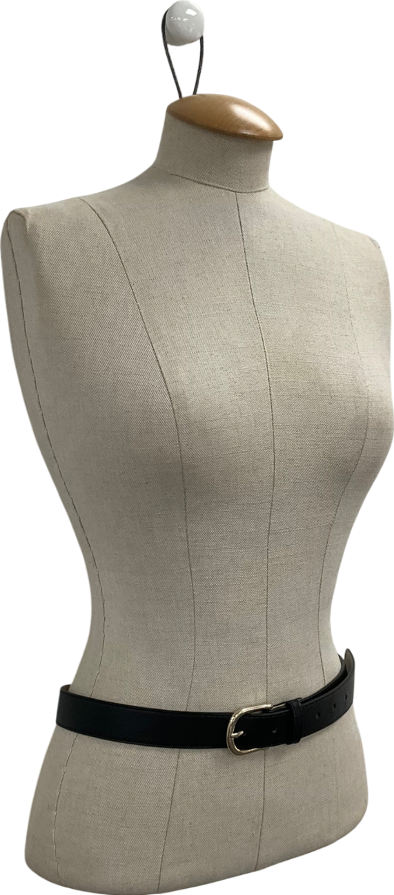 H&M Black Buckle Belt UK XS