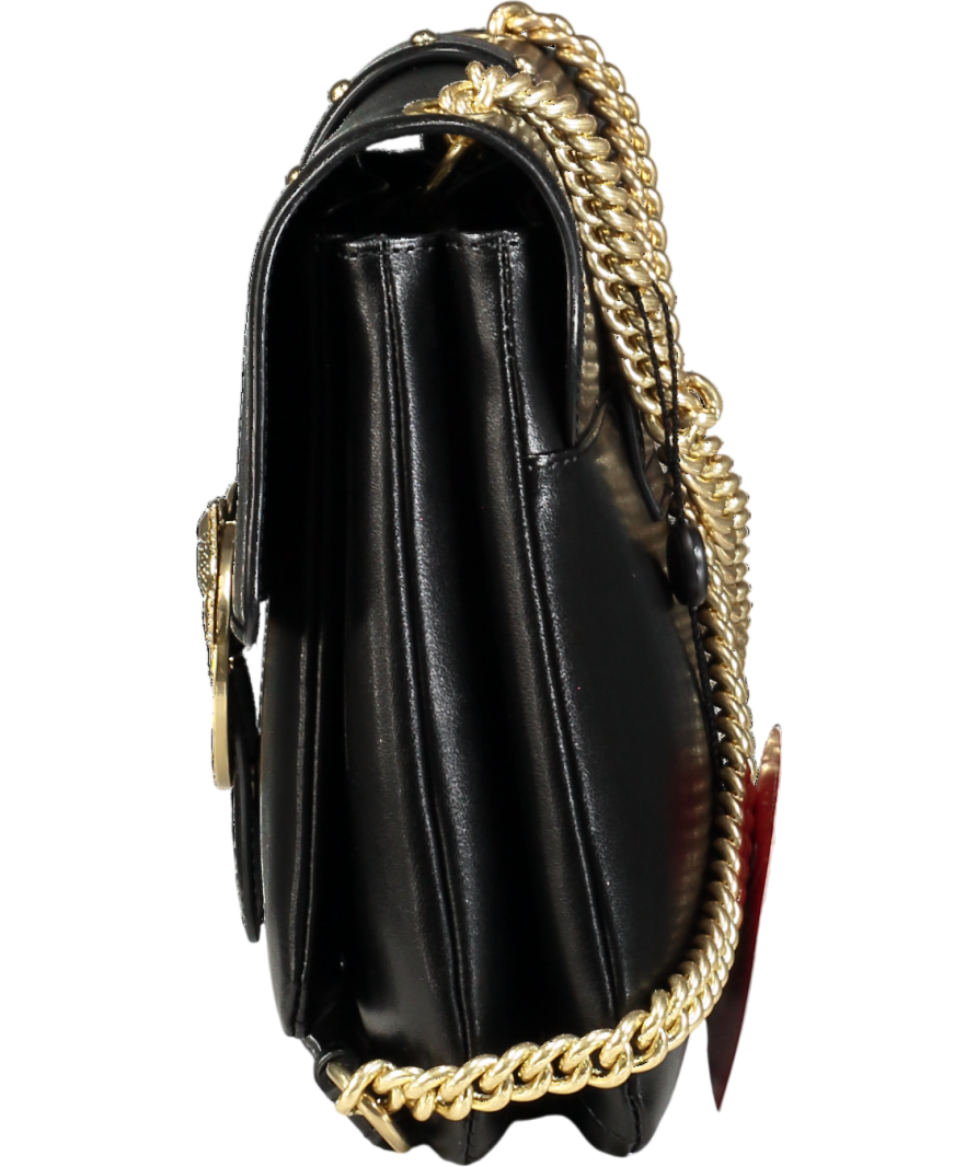 Pinko Black Leather Classic Love Bag