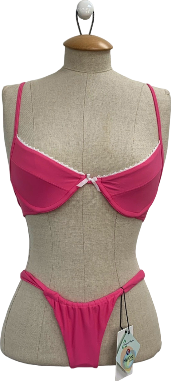 Bamba Swim Pink Bikini Set UK S