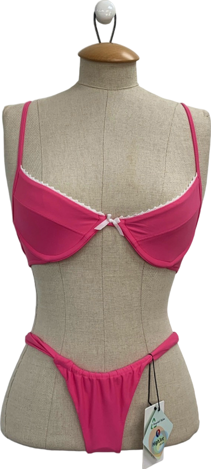 Bamba Swim Pink Bikini Set UK S