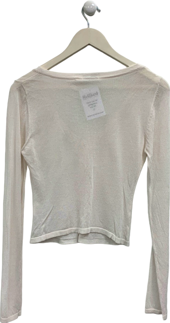 Lounge Cream Cardigan UK M