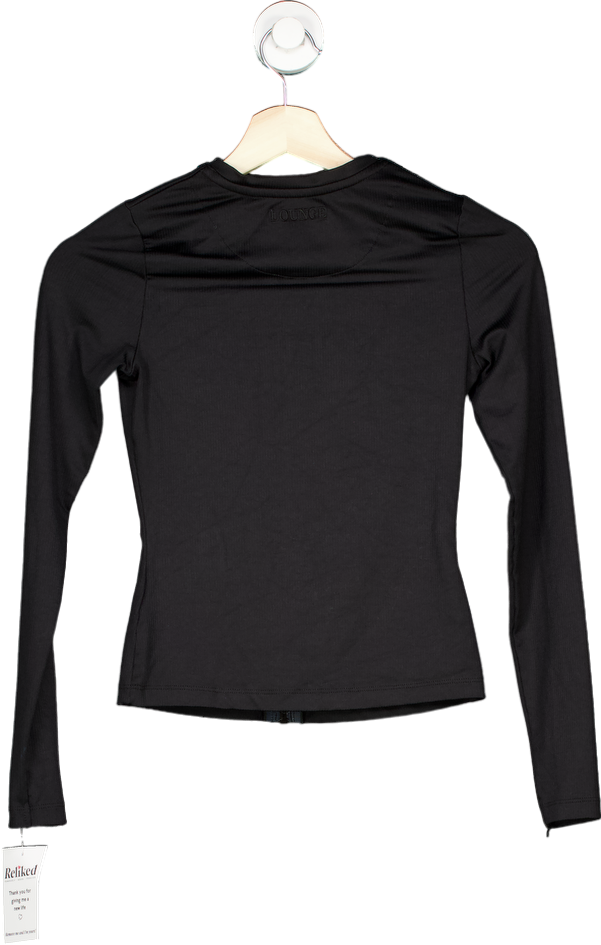 Lounge Black Long Sleeve Top XS